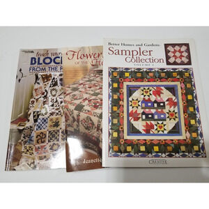 Blocks from the past/ flowers of the heart/Sampler collection books item no. 456